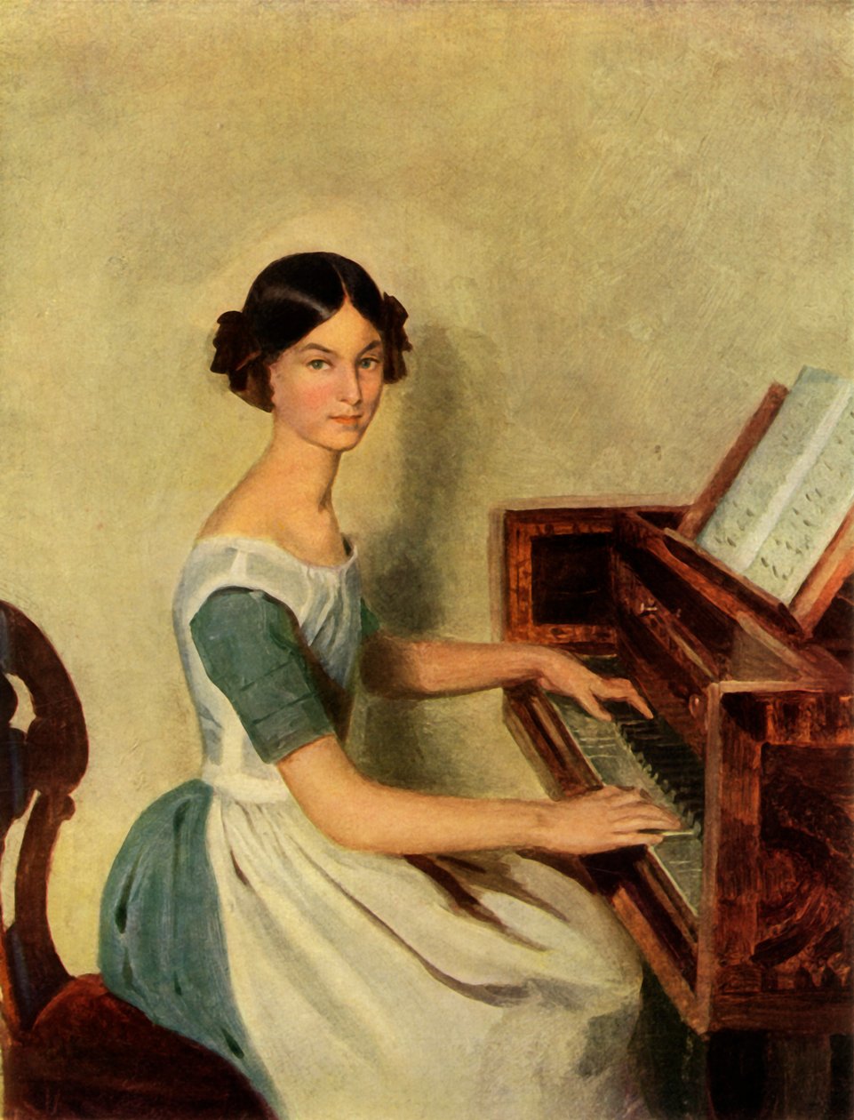 Portrait de Nadezhda Petrovna Zhdanovichova, 1849, 1965 - Pavel Andreevich Fedotov