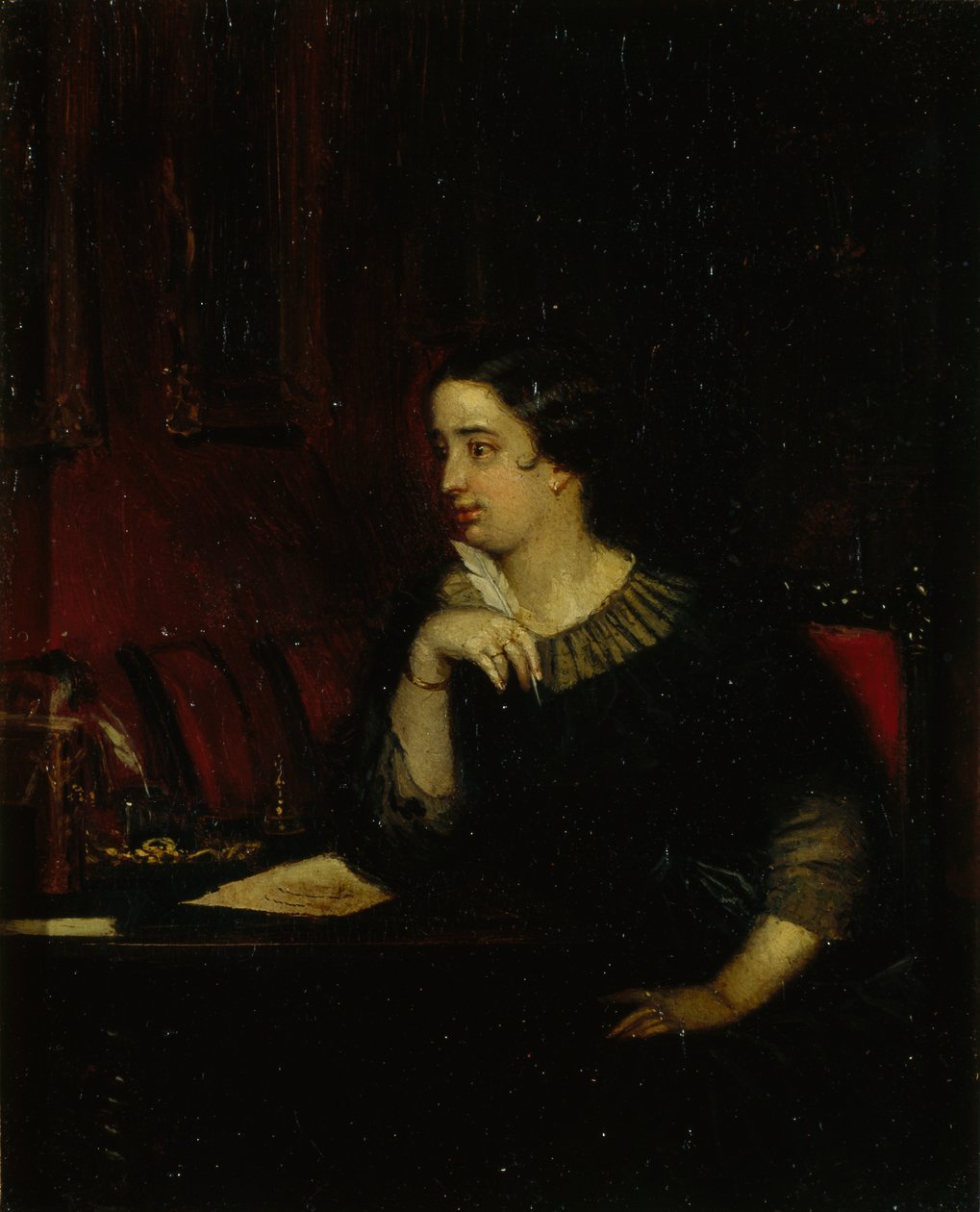 Portrait de la poétesse Yevdokia Petrovna Rostopchina 1811-1858, 1850 - Pavel Andreevich Fedotov