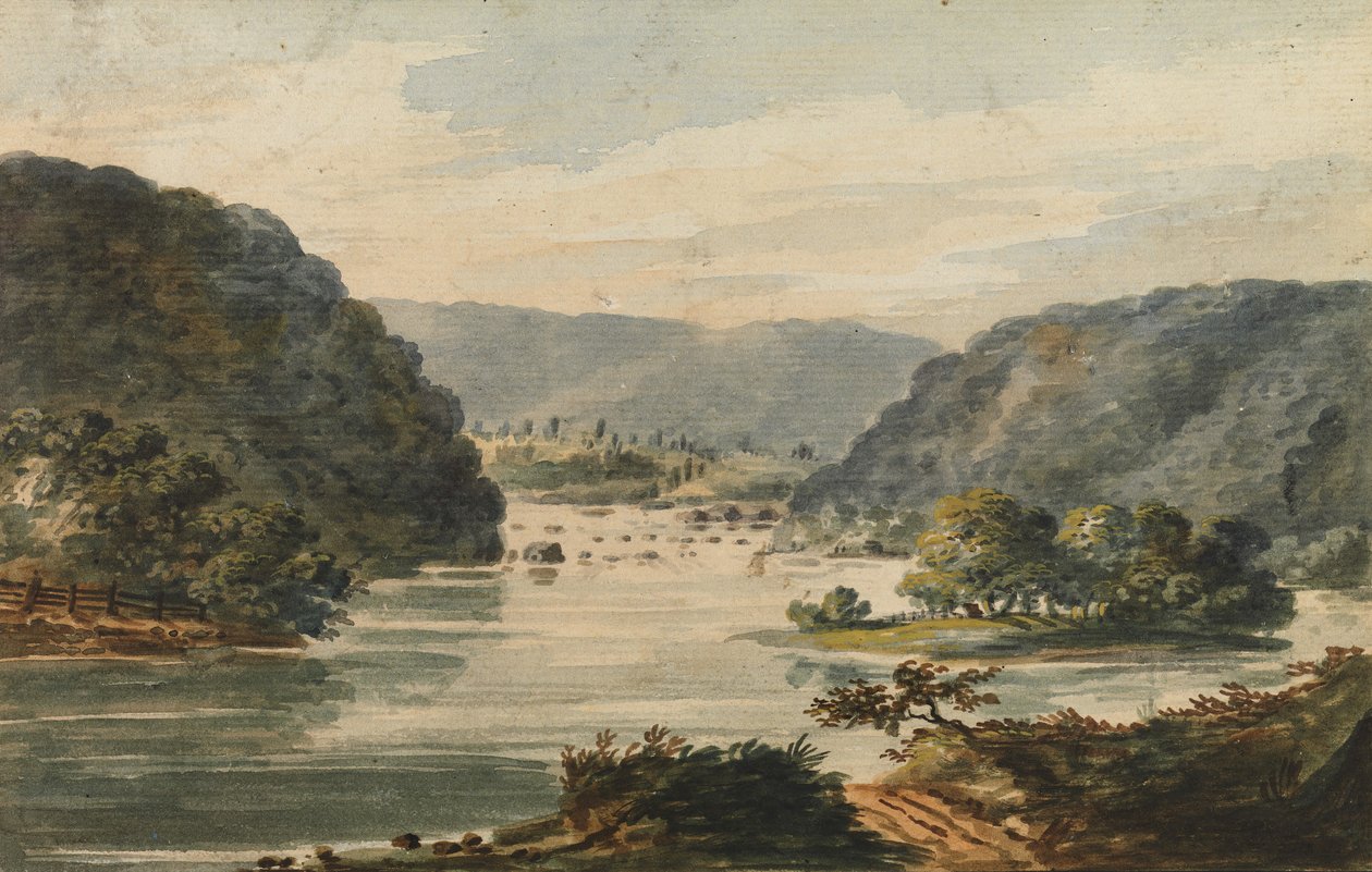 Vue du Potomac à Harpers Ferry, 1811-vers 1813 - Pavel Petrovic Svin