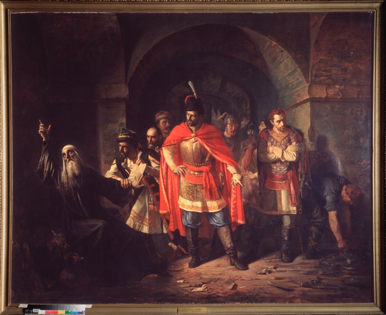 Le patriarche de Moscou Hermogene refusant de bénir les polonais - Pavel Petrovich Chistyakov
