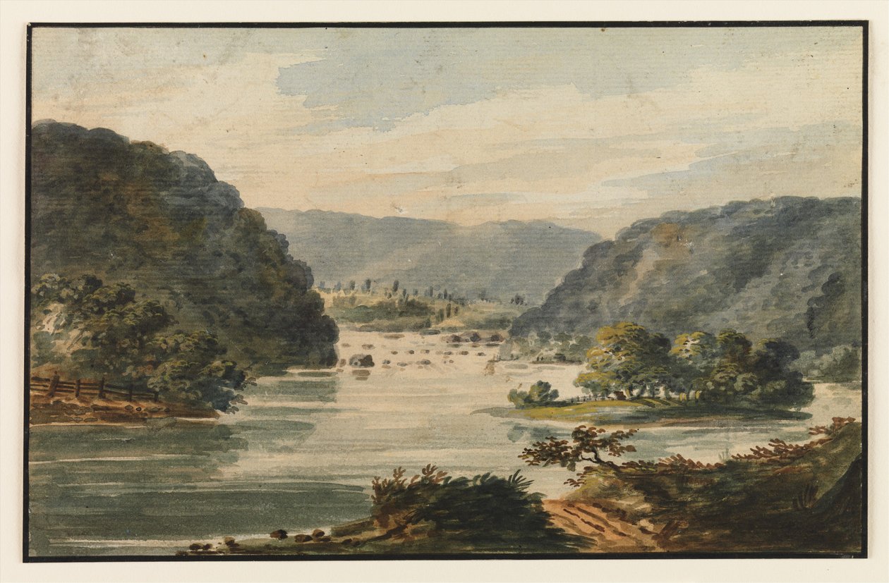 Vue du Potomac à Harpers Ferry - Pavel Petrovich Svinin