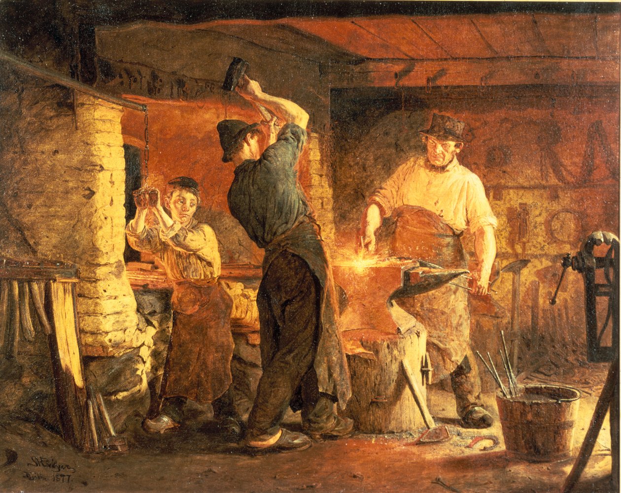 La Forge - Peder Severin Krøyer
