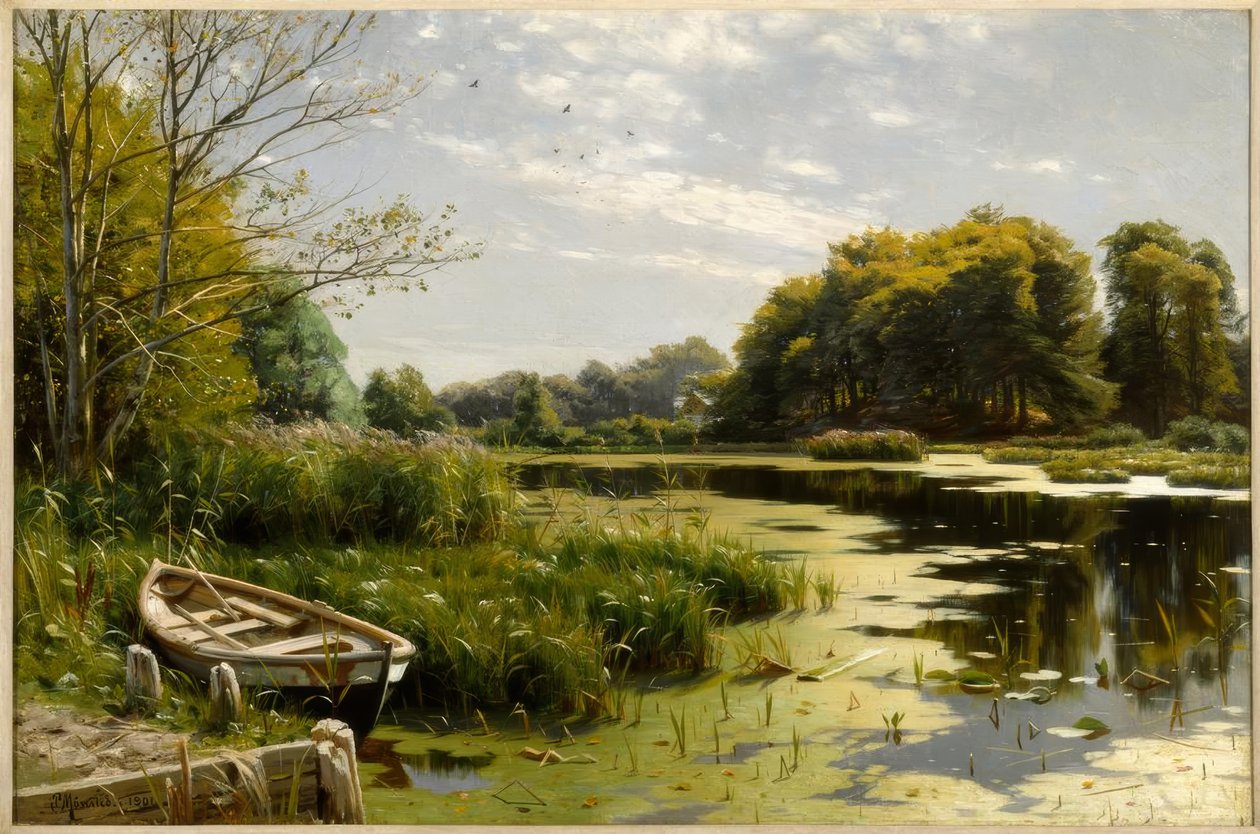 Au lac - Peder Monsted