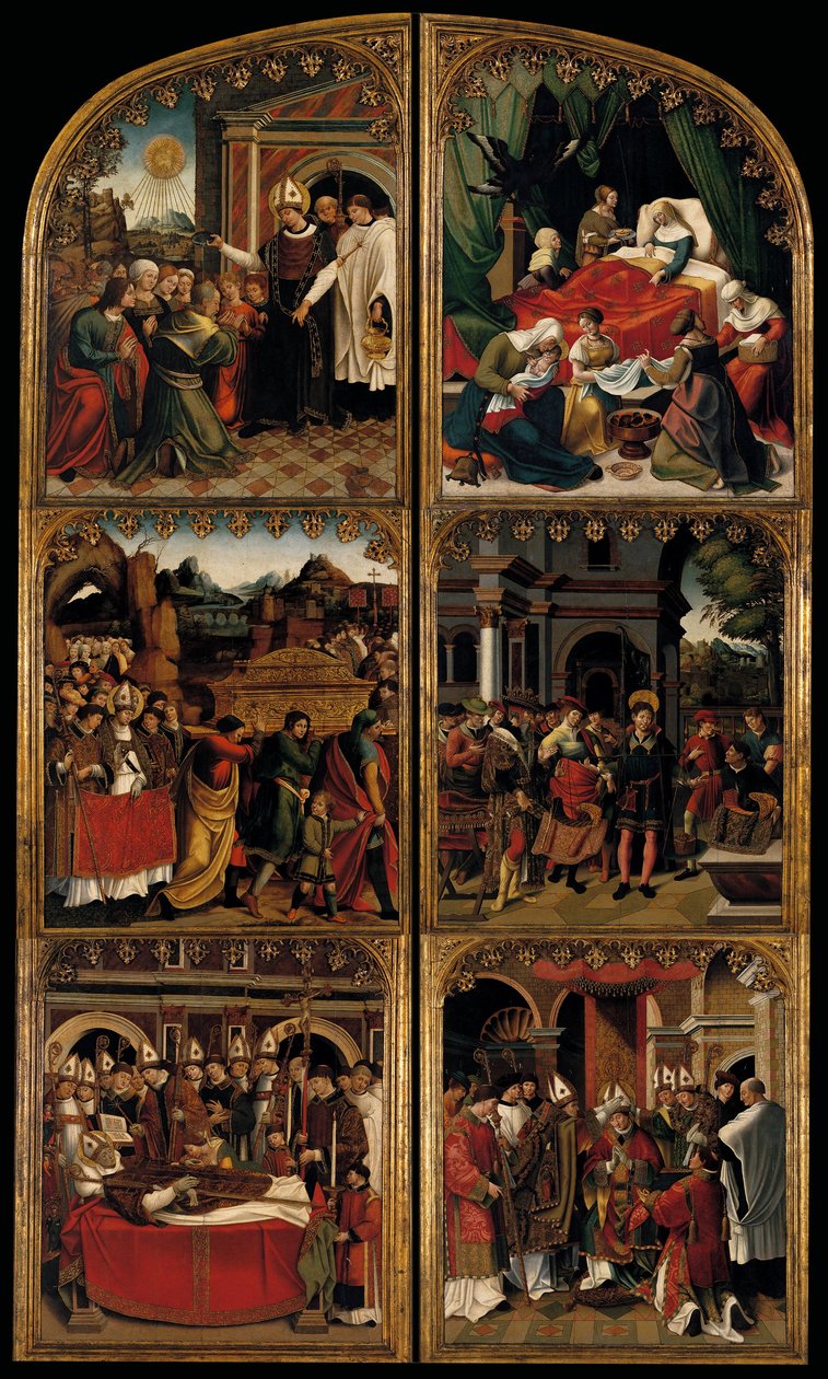 Portes du retable de Saint Éloi - Pedro Nunyes