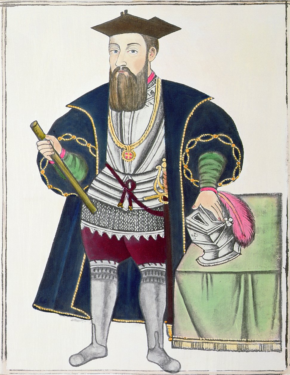 Portrait de Vasco de Gama - Pedro Barretto de Resende