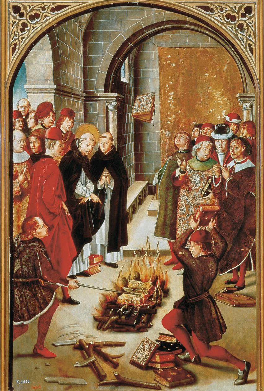 Saint Dominique et les Albigeois - Pedro Berruguete
