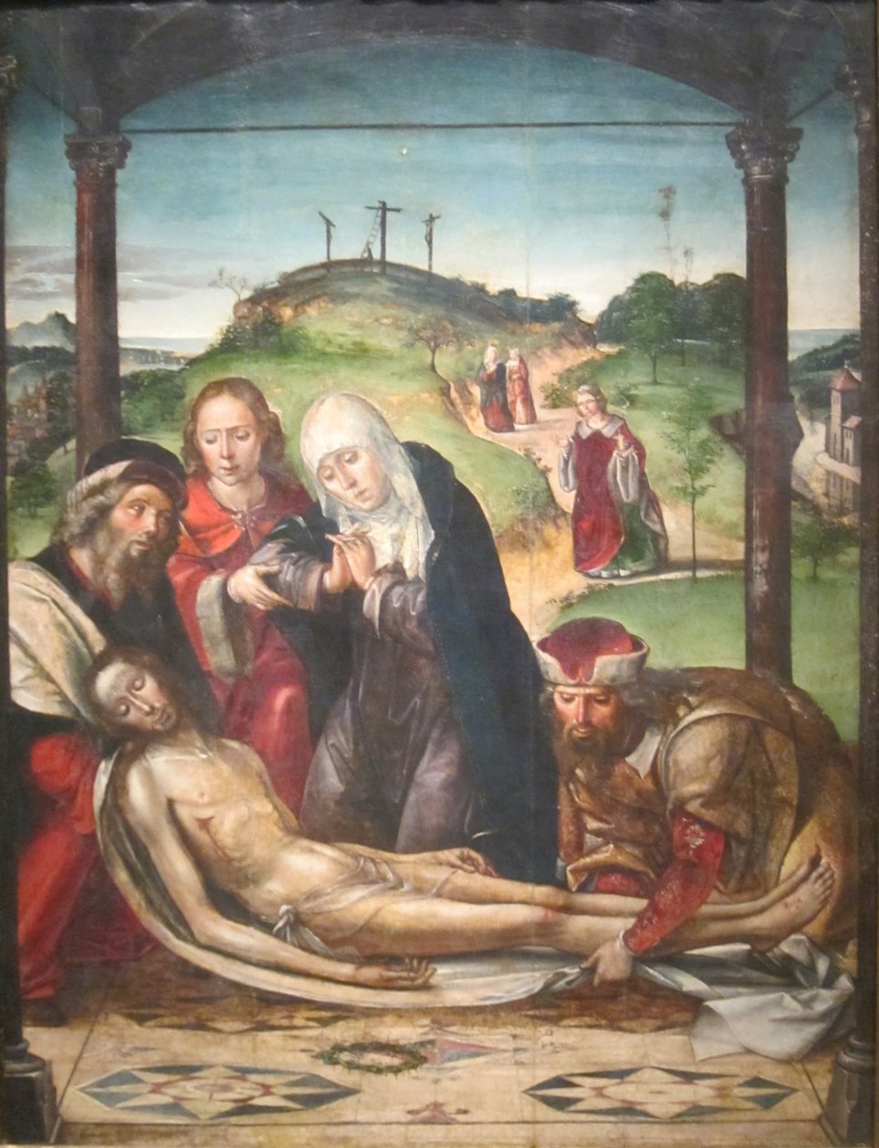 La lamentation sur le Christ mort - Pedro Berruguete