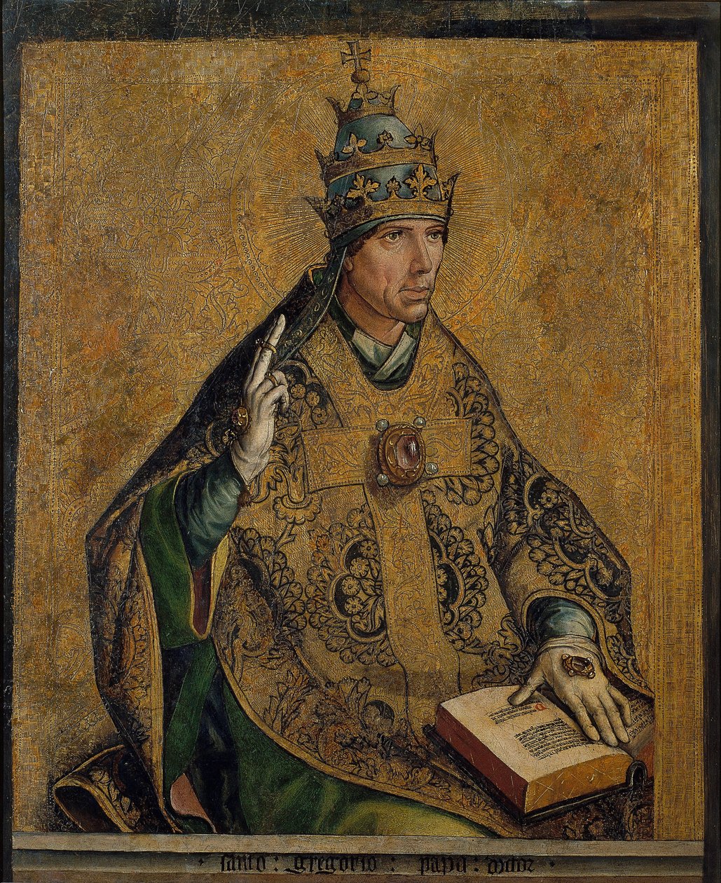 Le Pape Grégoire Ier le Grand - Saint Grégoire le Grand - Berruguete, Pedro (1450-1503) - c. 1495 - Pedro Berruguete