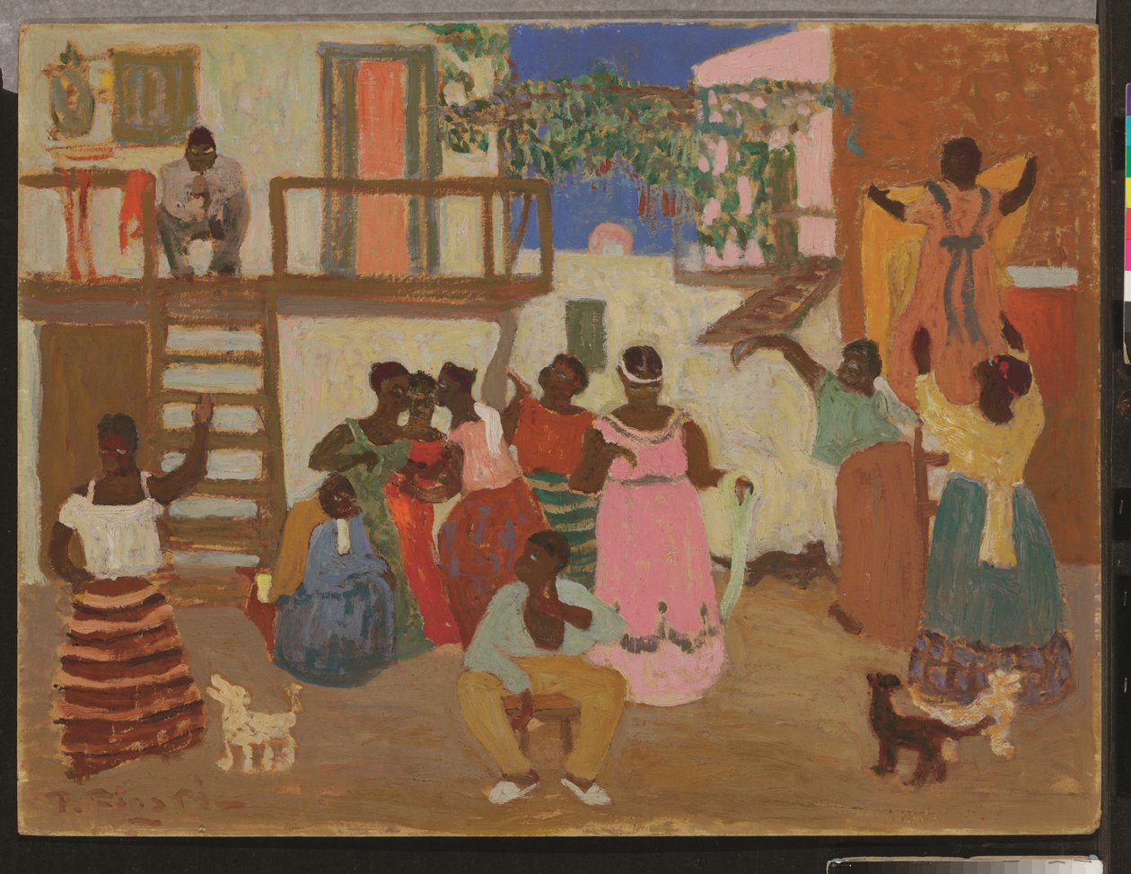 Preparando el candombe (Décoration), vers 1935 - Pedro Figari
