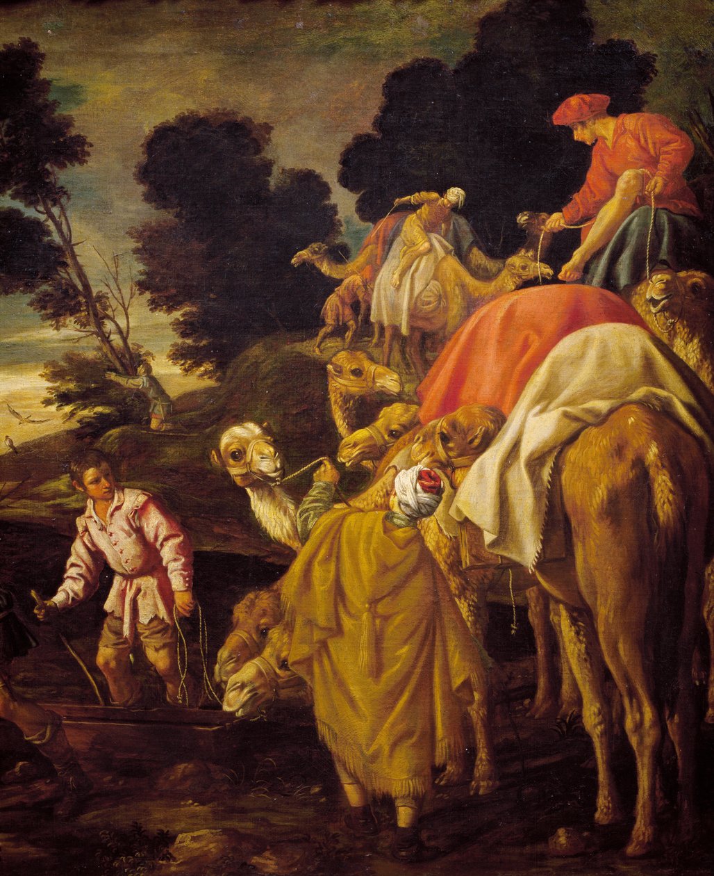 Caravane de chameaux (détail) - Pedro Orrente