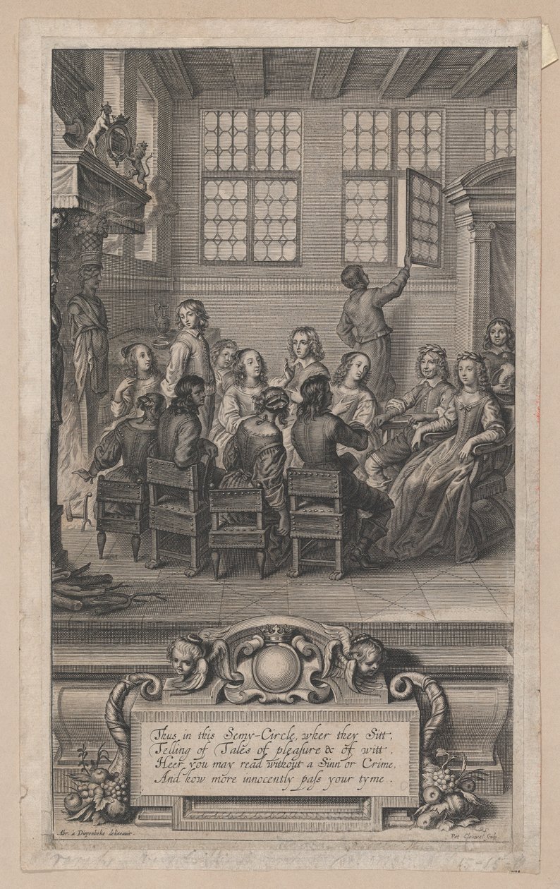 La famille de William Cavendish, marquis de Newcastle-upon-Tyne - Peeter Clouwet