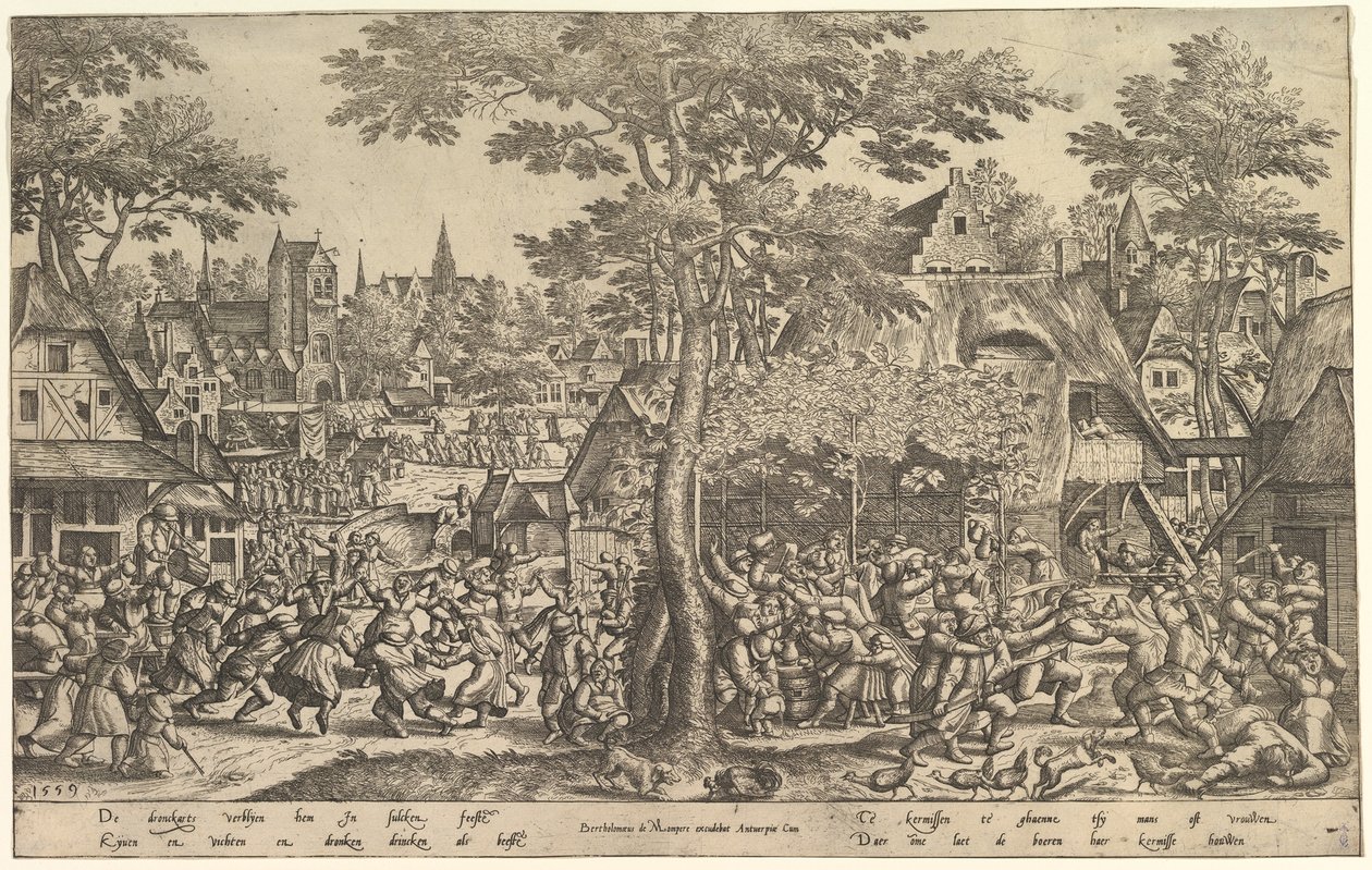 Foire paysanne, 1559 - Peeter van der Borcht