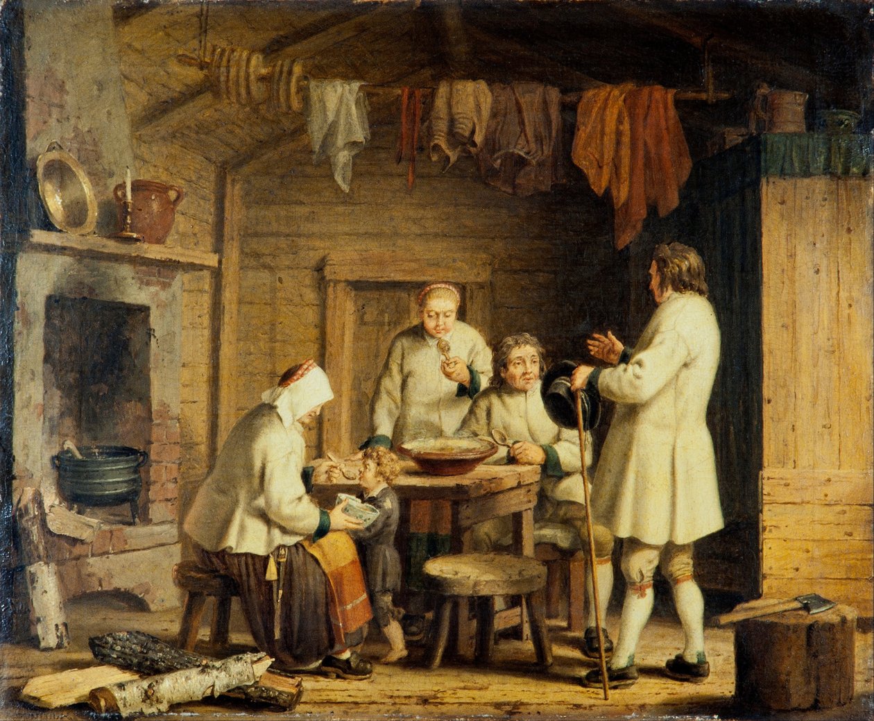 Gens de Mora en Dalécarlie, vers 1800 - Pehr Hilleström