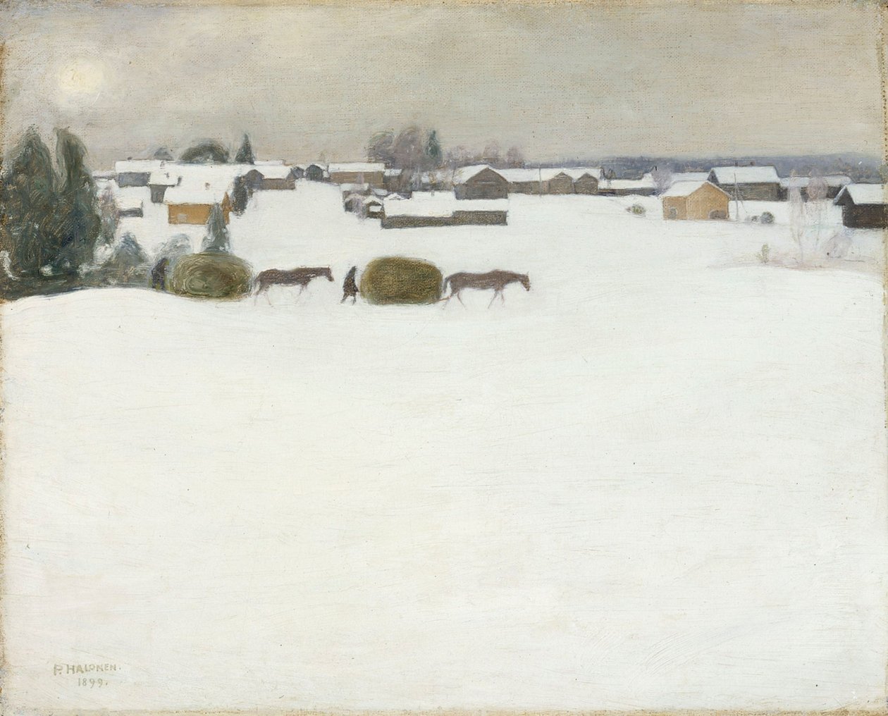 Chargement de foin - Pekka Halonen