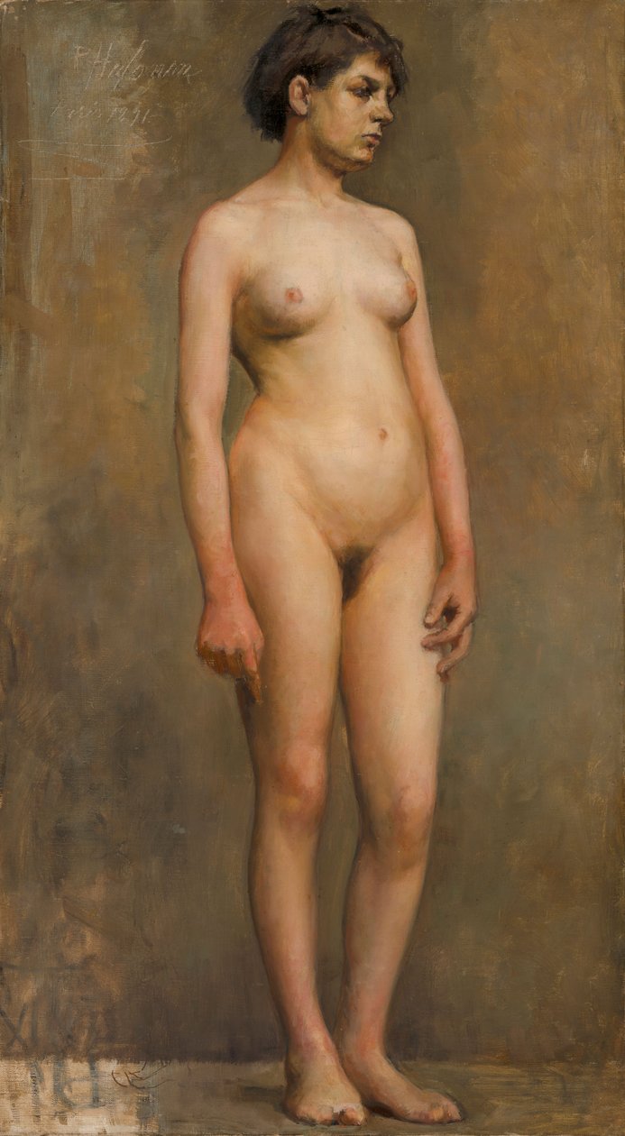 Modèle féminin nu - Pekka Halonen