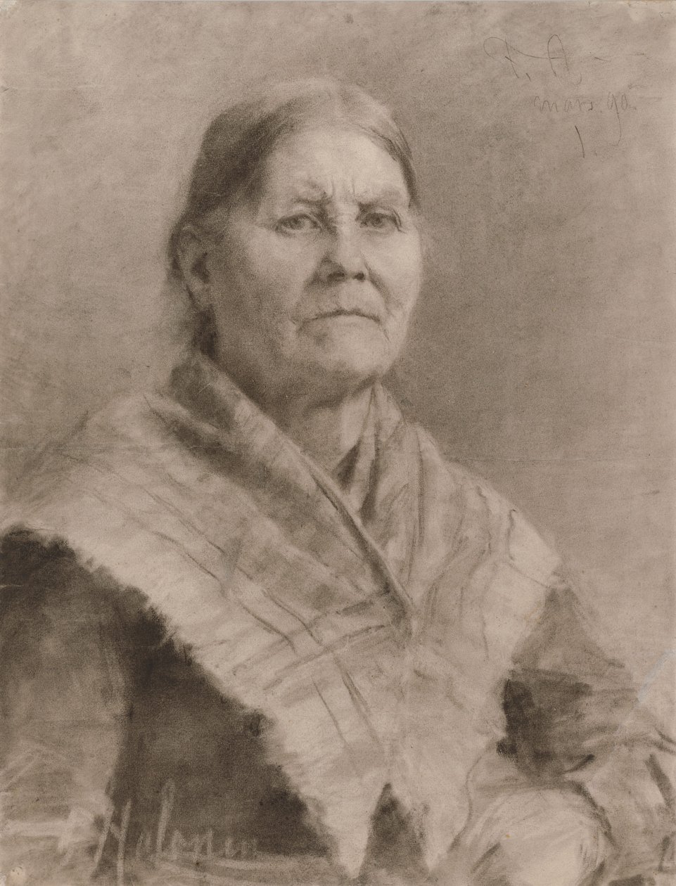 Vieille femme - Pekka Halonen
