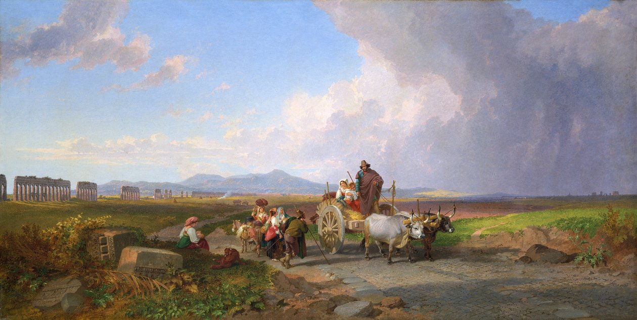 Scène dans la campagne romaine - Penry Williams