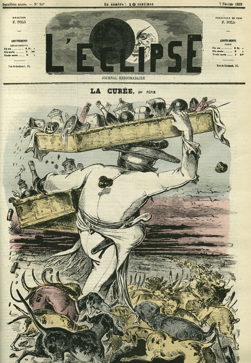 La Curée. Couverture dans "L