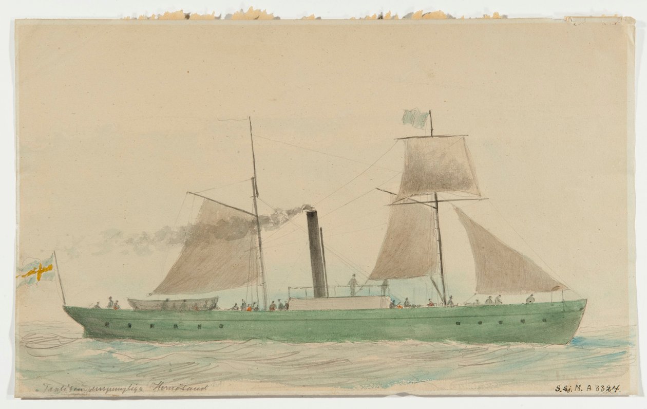 Le bateau à vapeur HERNOSAND - Per Wilhelm Cedergren