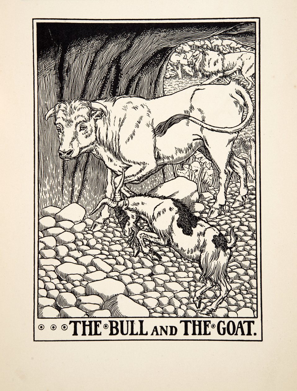 Le Taureau et la Chèvre, de Cent Fables d