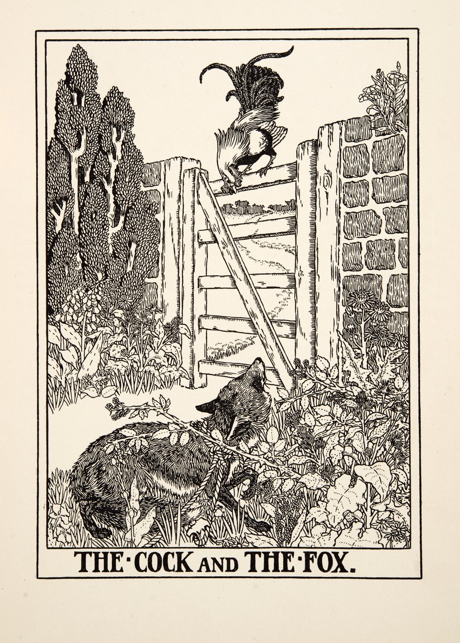 Le Coq et le Renard, de Cent fables d
