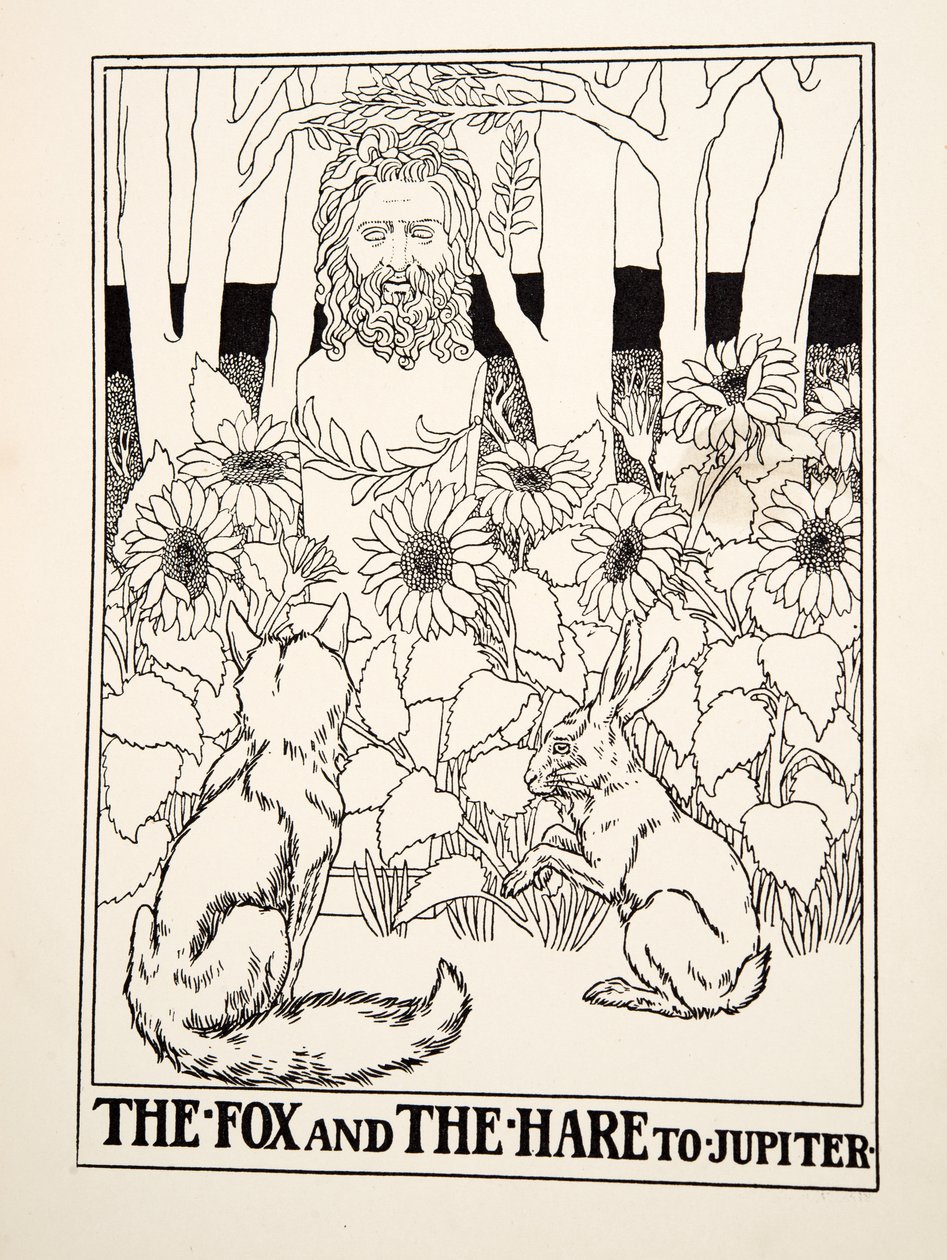 Le Renard et le Lièvre à Jupiter, de Cent Fables d