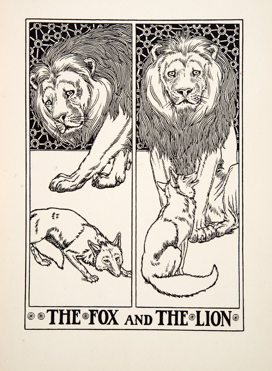 Le Renard et le Lion, des Cent fables d