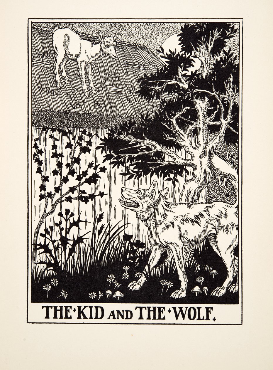 Le Chevreau et le Loup, de Cent Fables d