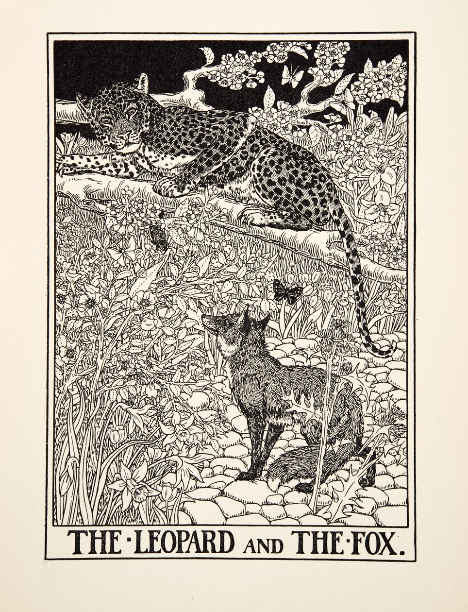 Le Léopard et le Renard, de Cent fables d