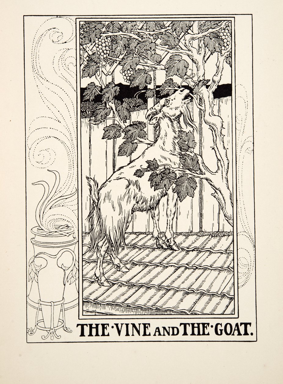 La Vigne et la Chèvre, de Cent Fables d