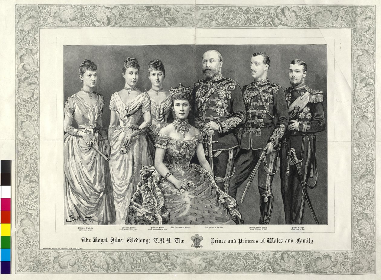La famille royale britannique 1888 - Percy Macquoid