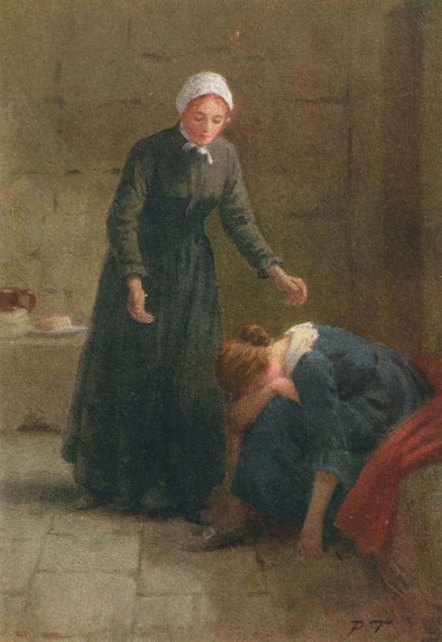 Illustration pour Adam Bede de George Eliot (lithographie couleur) - Percy Tarrant