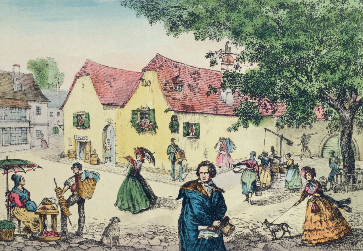 Maison du Testament de Heiligenstadt à Vienne où Beethoven a séjourné pour tenter de guérir sa surdité - Perger
