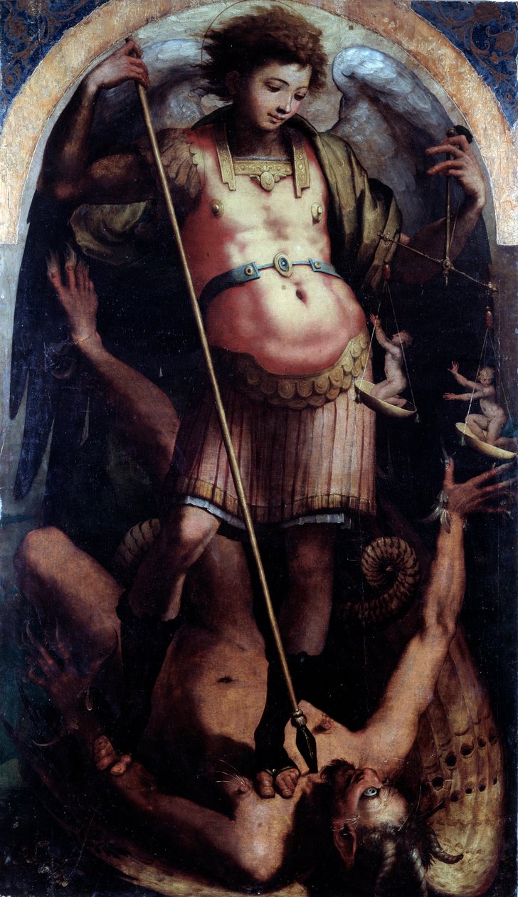 Saint Michel, panneau central - Perino del Vaga