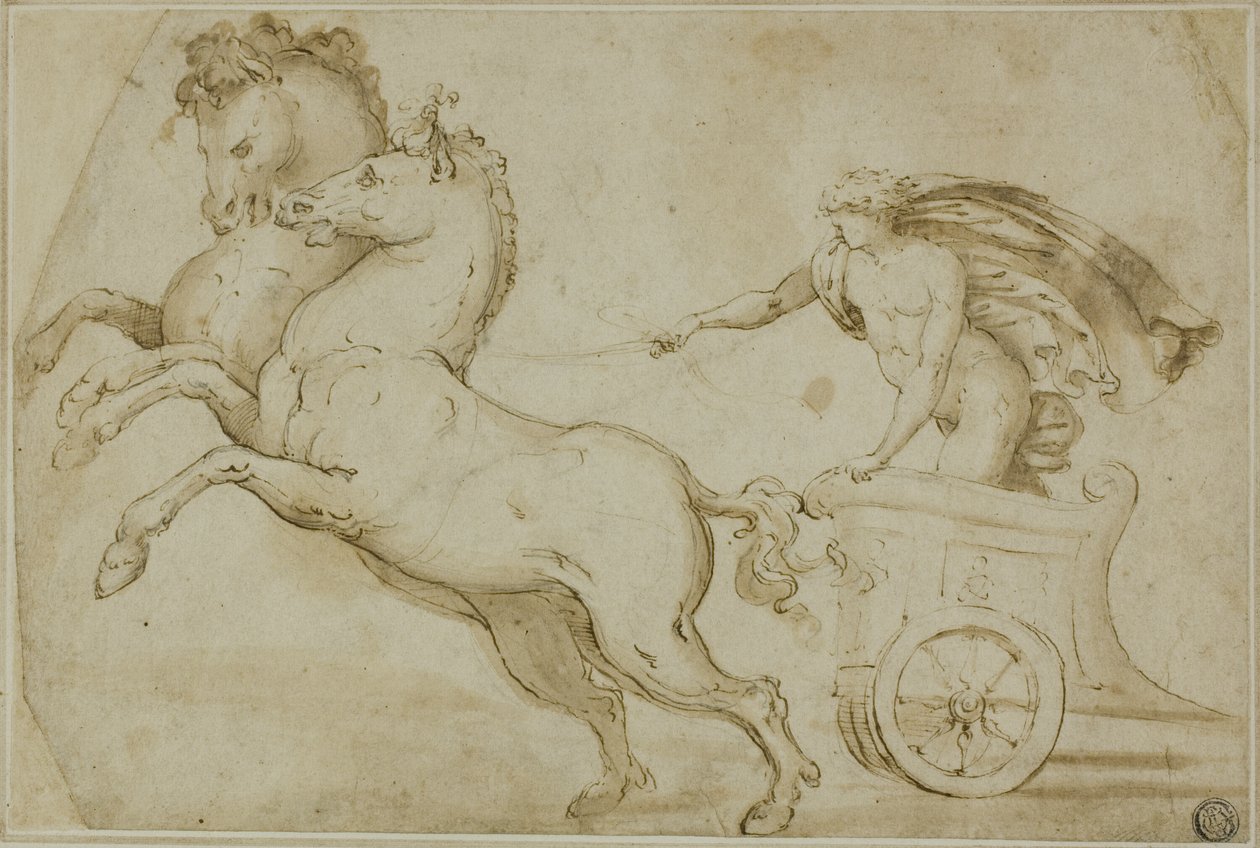 Apollon Conduisant le Char du Soleil - Perino del Vaga