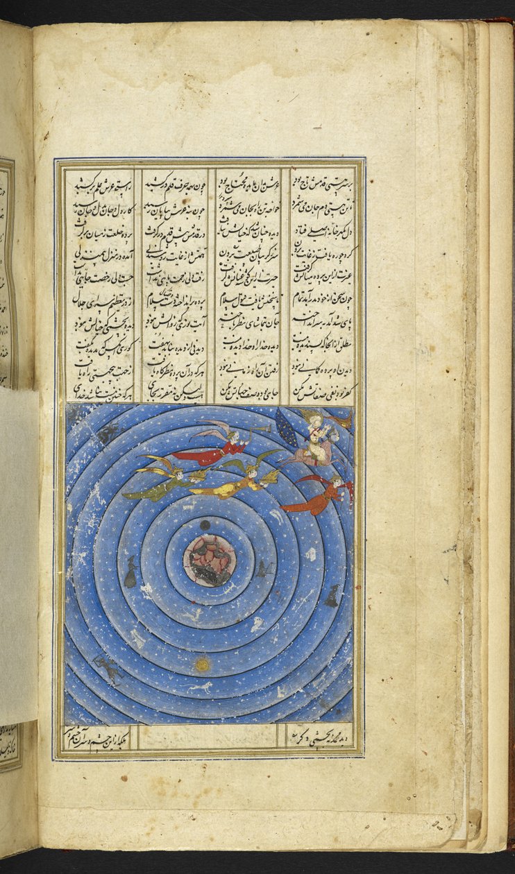 Le Prophète sur Burâq guidé par Jibrâ