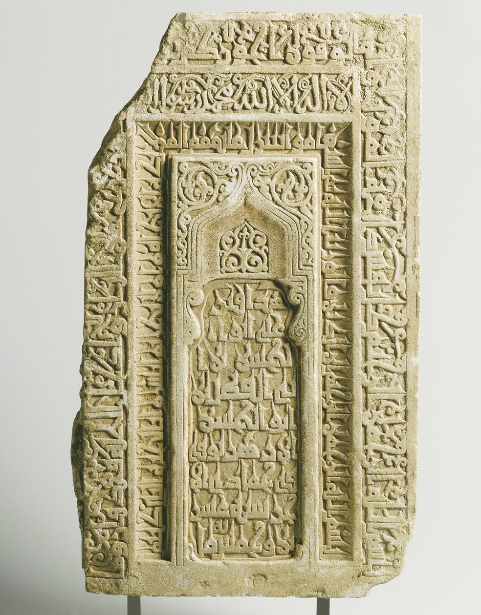 Pierre tombale sculptée seldjoukide, Yazd, sud-est de l