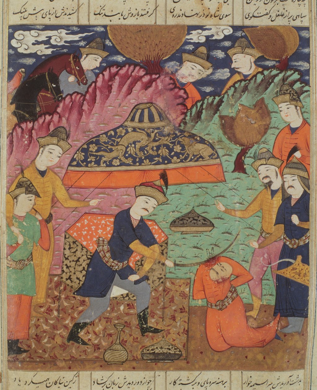 La Décapitation de Nouzaur, illustration du 