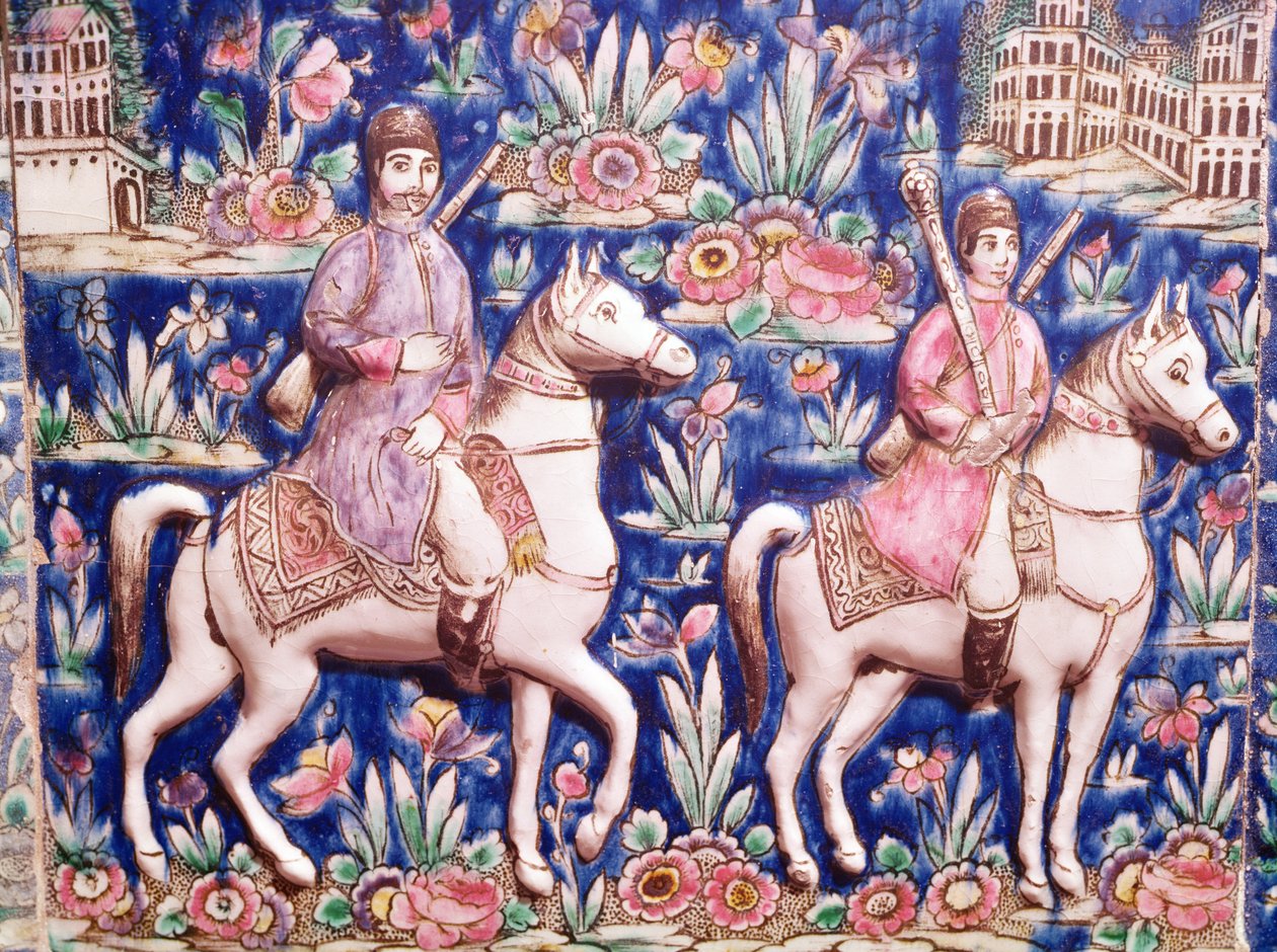 Le roi à la chasse - Persian School