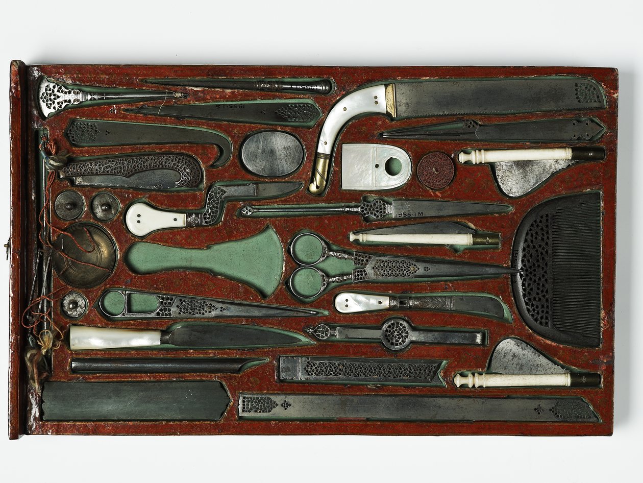 Trousse à outils représentant la Sainte Famille - Persian School