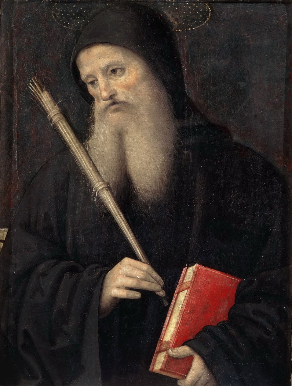 Saint Benoît, Prédelle du Polyptyque de San Pietro, vers 1497 - Perugino
