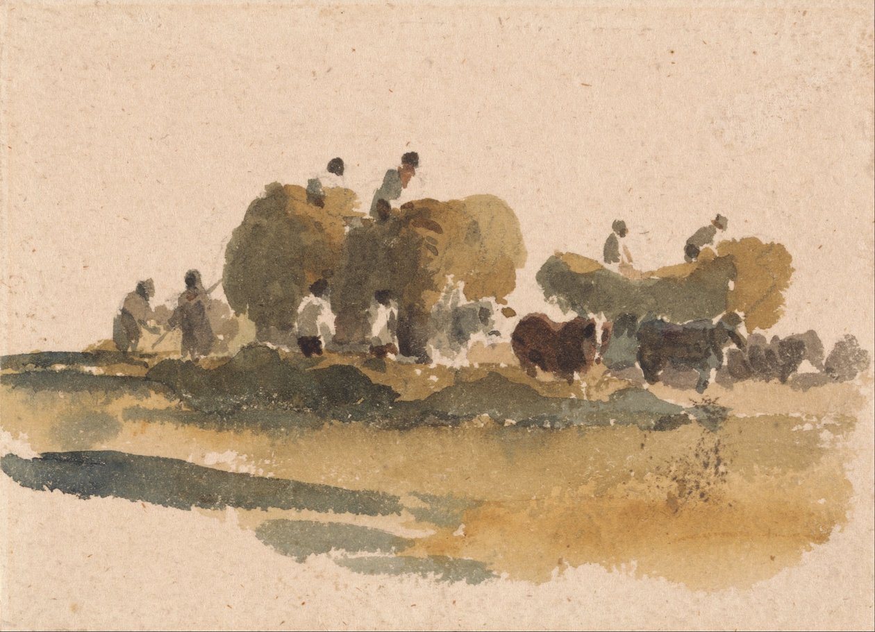 Chariots de foin - Peter de Wint
