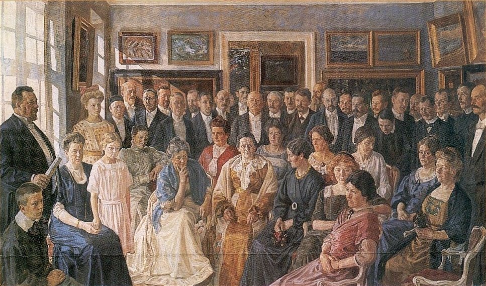 Inauguration du musée de Faaborg en 1910 - Peter Marius Hansen