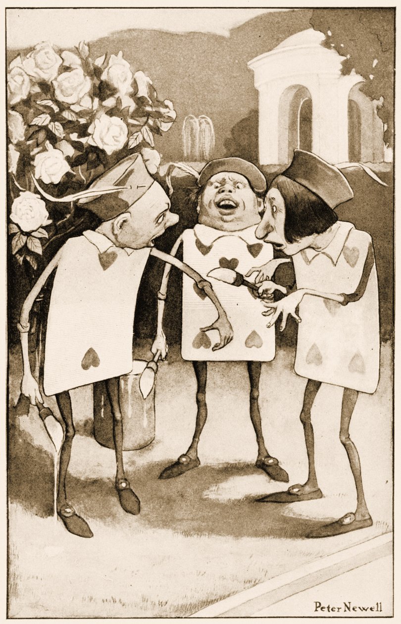 "Ne va pas éclabousser de peinture sur moi", illustration pour Les Aventures d