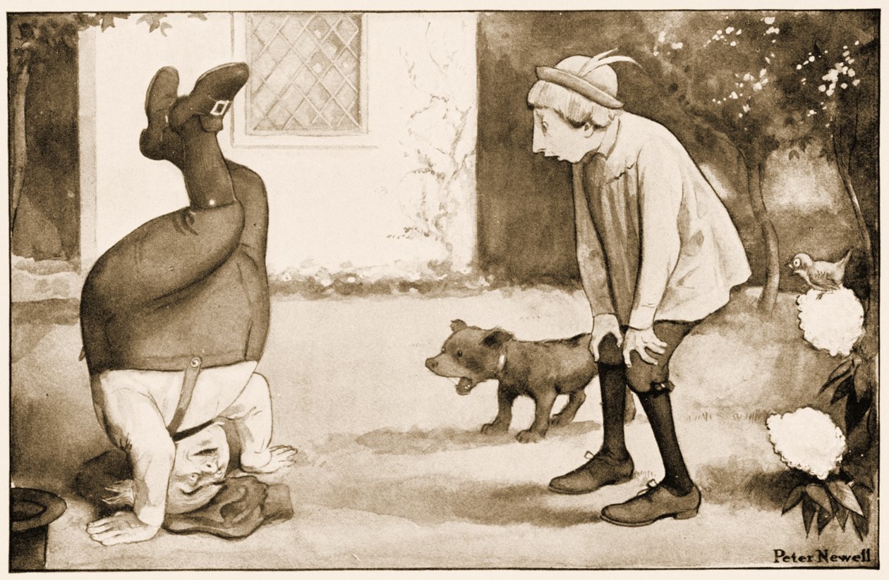 "Vieux Père William sur la tête", illustration pour Les Aventures d