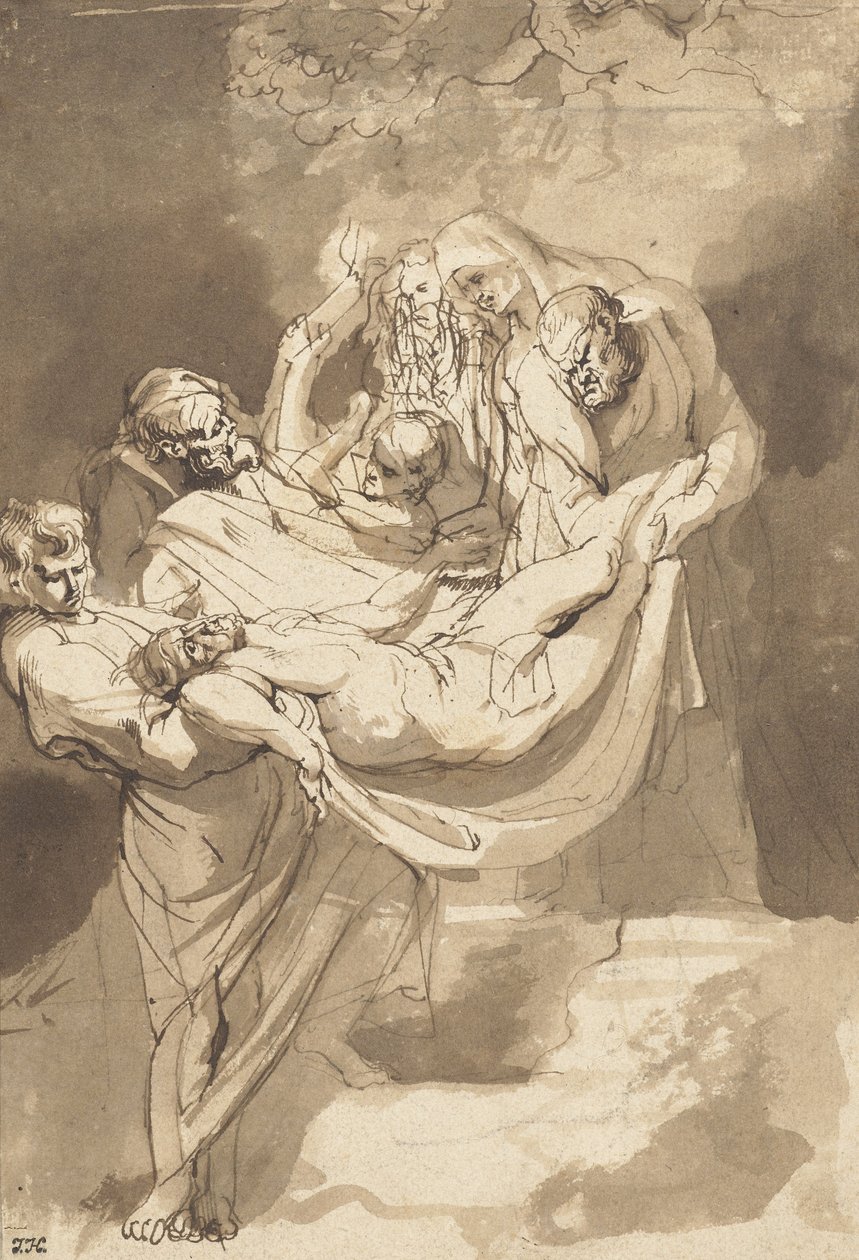 Déposition du Christ dans le tombeau, 1615-17 - Peter Paul Rubens