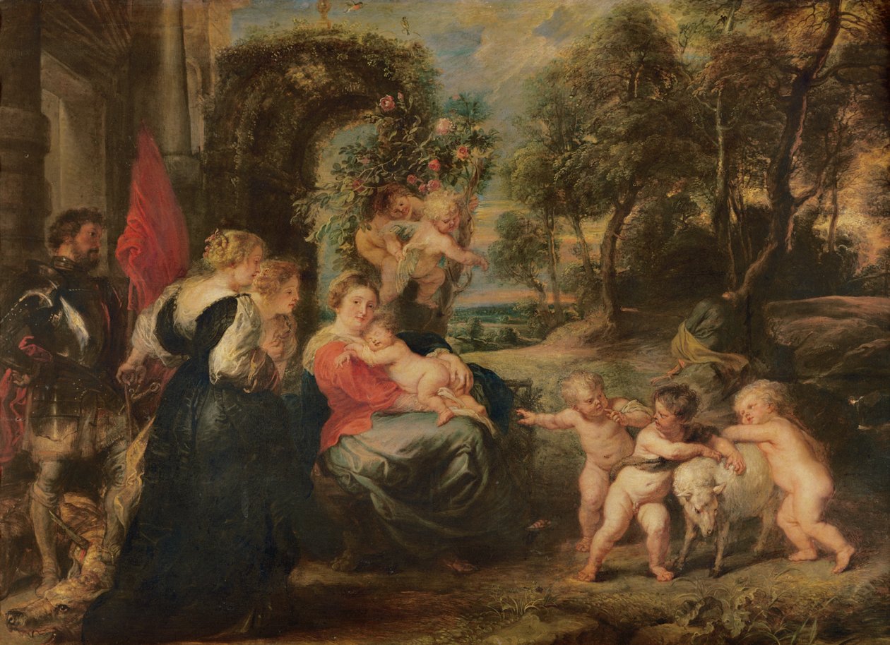Madonna et enfant - Peter Paul Rubens