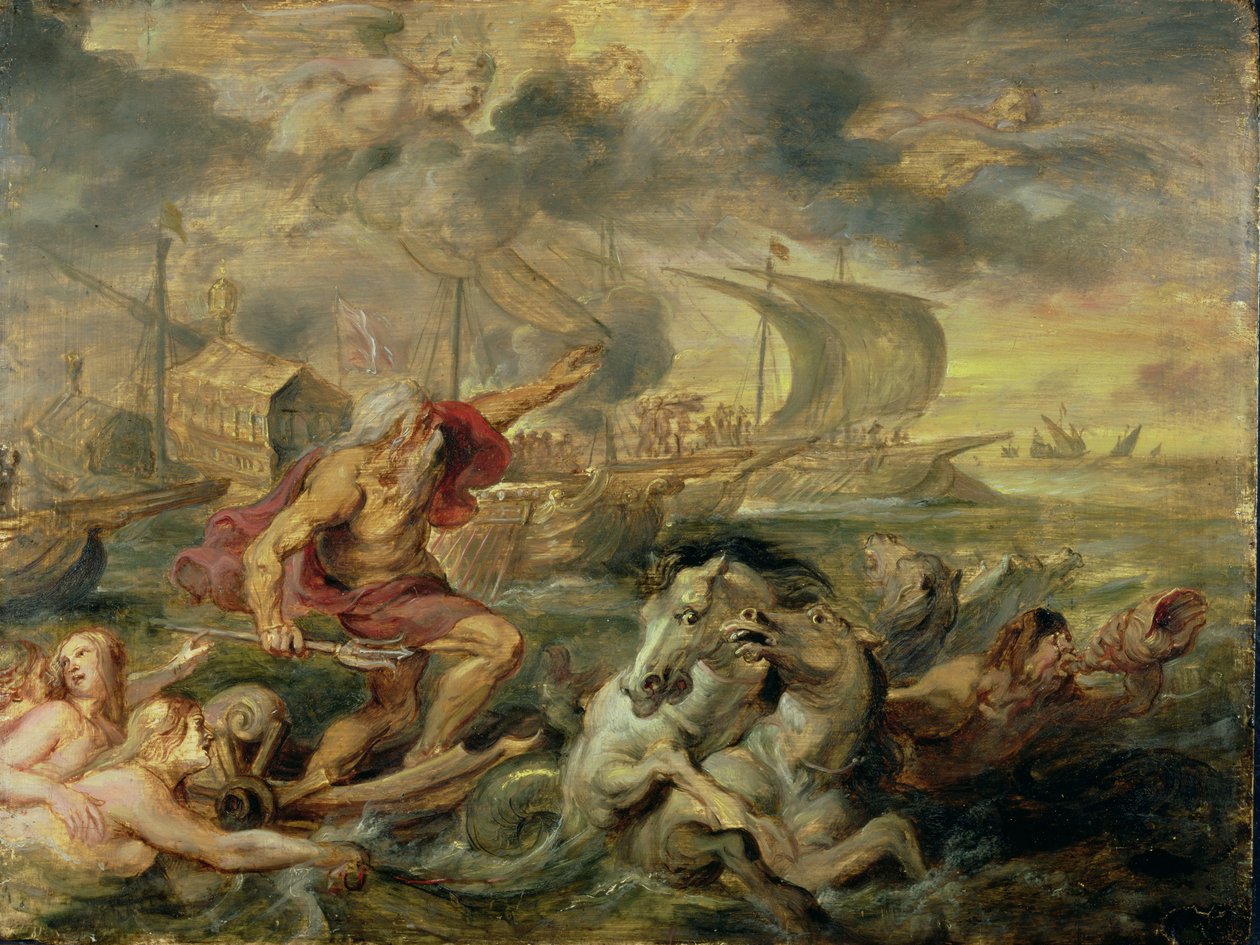 Neptune calmant la tempête, 1635 - Peter Paul Rubens