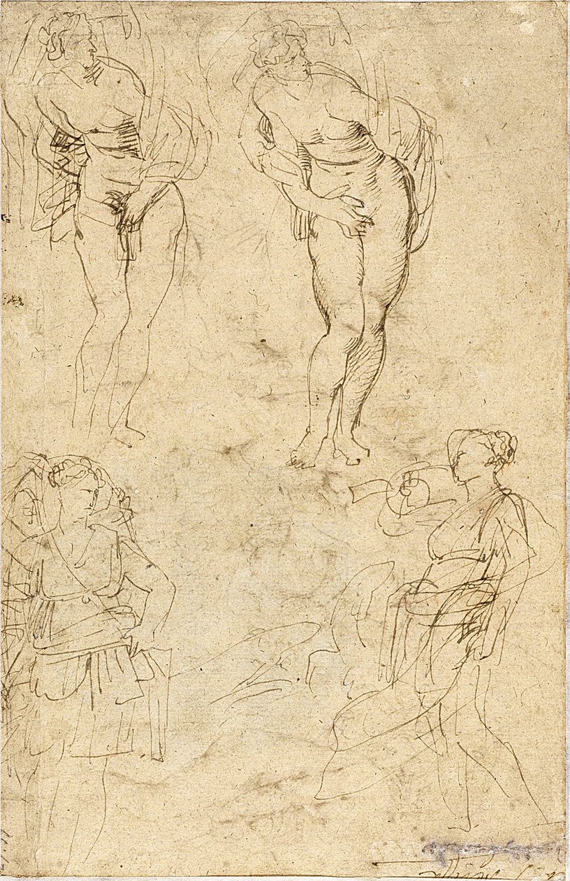 Esquisses des filles de Cécrops - Peter Paul Rubens