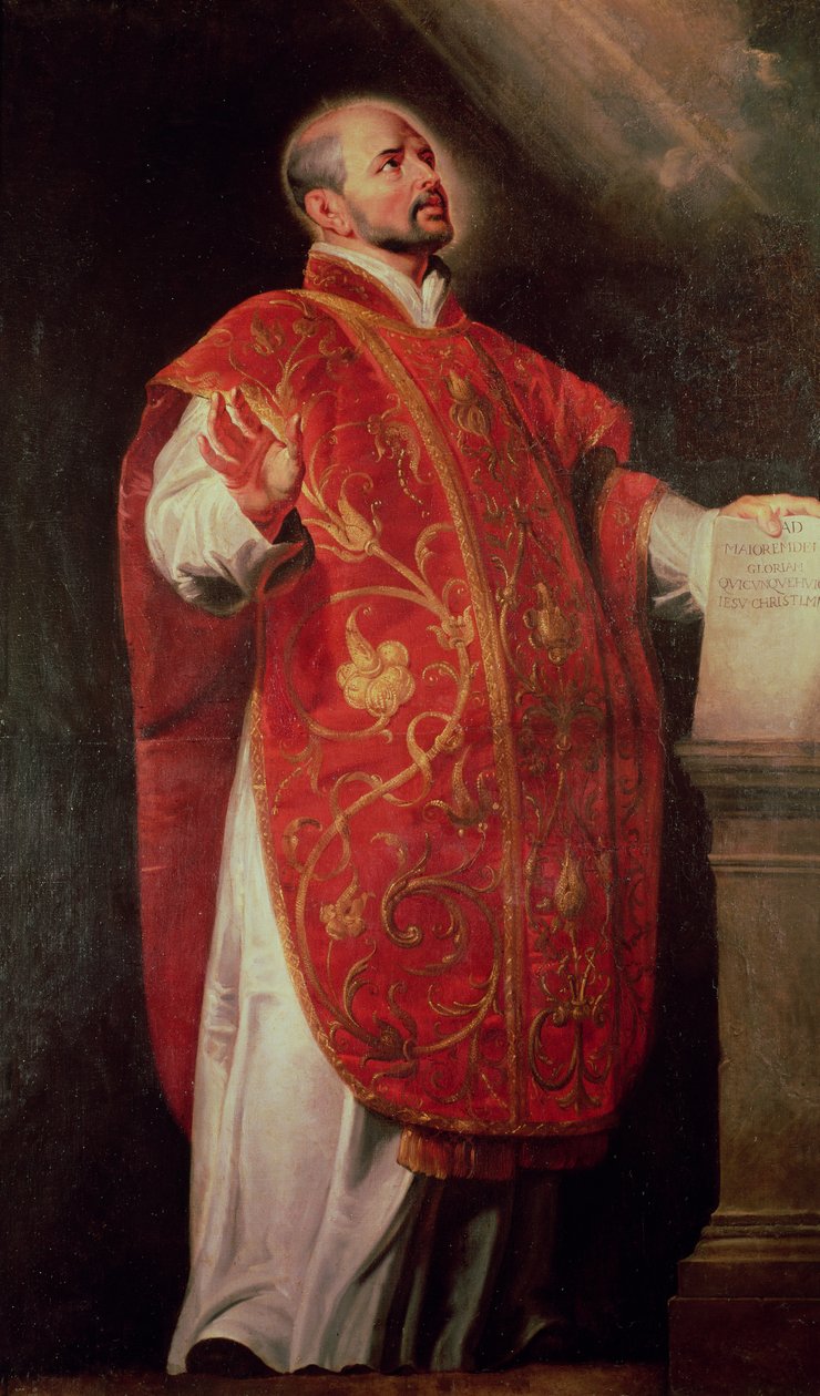 Saint Ignace de Loyola (1491-1556) fondateur des Jésuites - Peter Paul Rubens